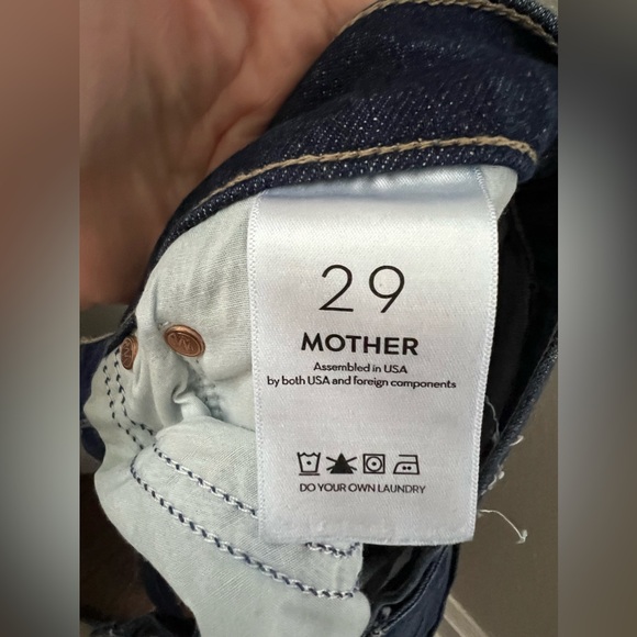 New Mother Superior The Dodger Flood Mid-Rise Stretch Wide-Leg Jeans Size 29 - Picture 6 of 8